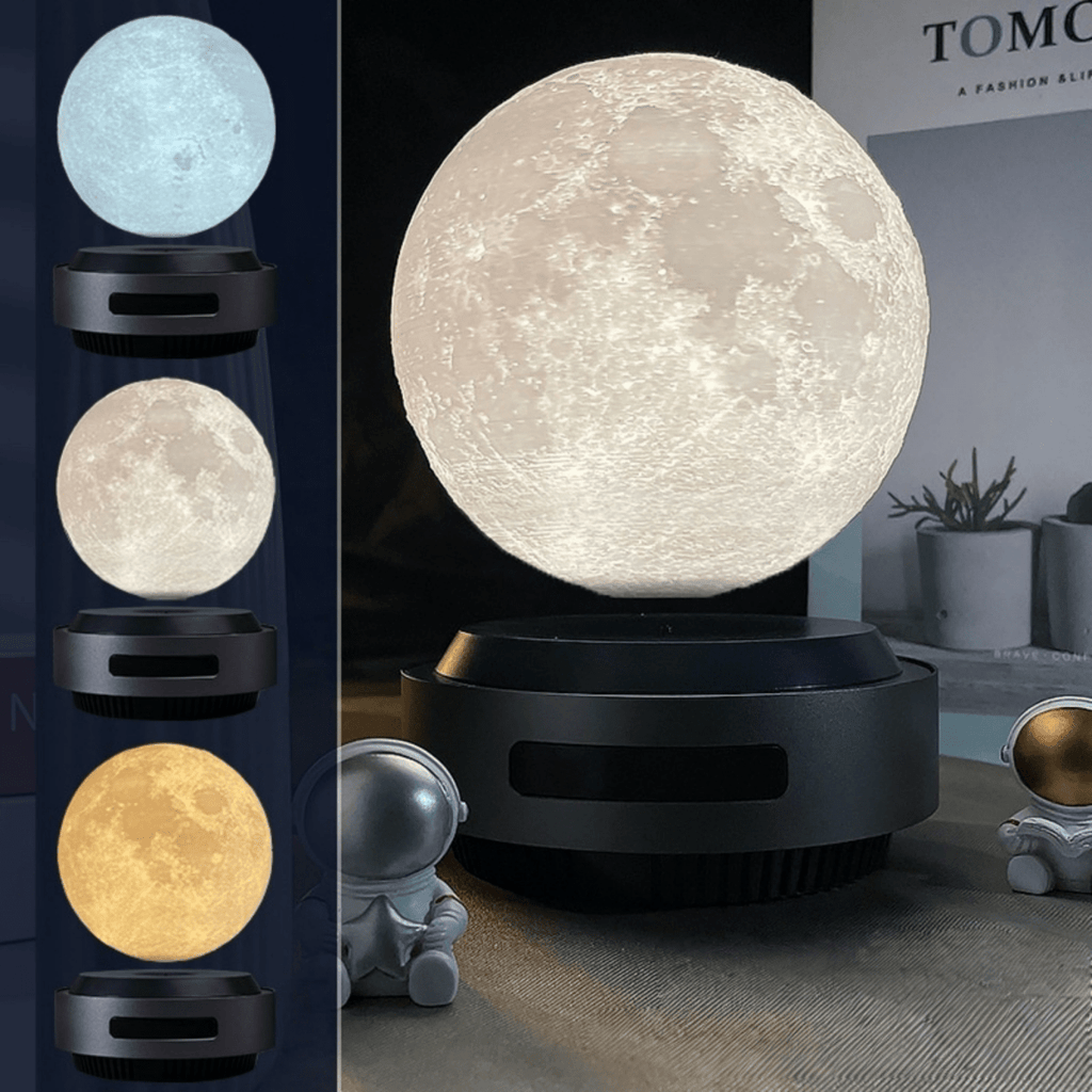 Levitating Auto Lifting Moon Night Light - PandaLane