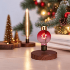 Levitating Christmas Tree Creative Light Bulb - PandaLane