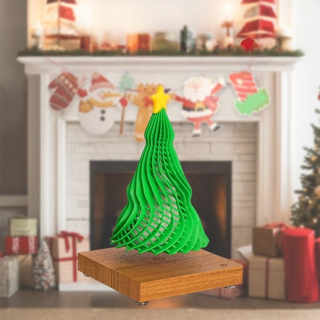 Levitating Christmas Tree Desk Decoration - PandaLane
