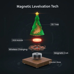 Levitating Christmas Tree Desk Decoration - PandaLane
