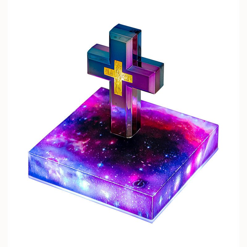 Levitating Cross Desktop Decoration - PandaLane