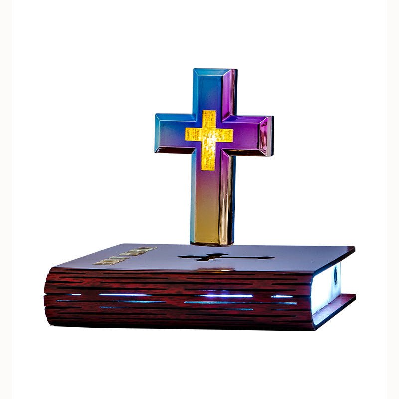 Levitating Cross Desktop Decoration - PandaLane