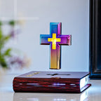Levitating Cross Desktop Decoration - PandaLane
