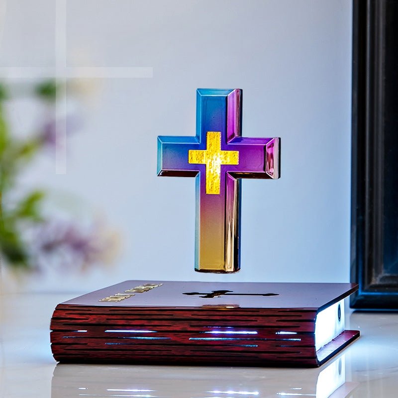 Levitating Cross Desktop Decoration - PandaLane