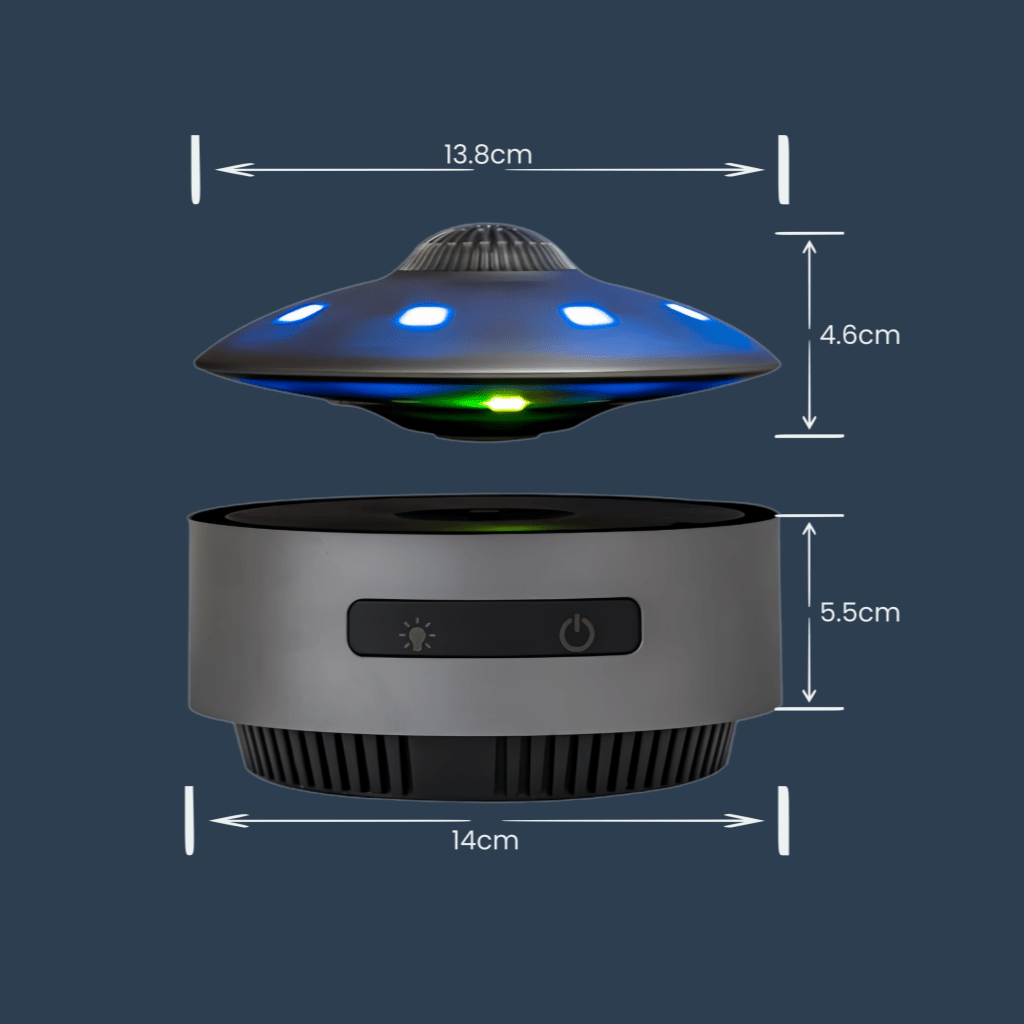 Levitating Desktop UFO Bluetooth Speaker - PandaLane
