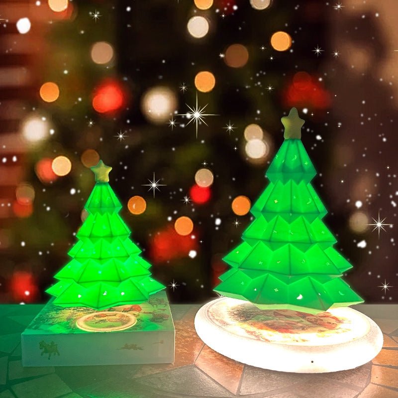 Levitating Glowing Christmas Tree Desk Ornament - PandaLane