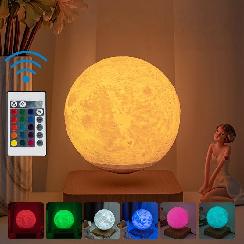 Levitating Moon Night Light - PandaLane