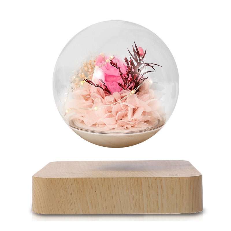 Levitating Preserved Flower Desk Ornament - PandaLane