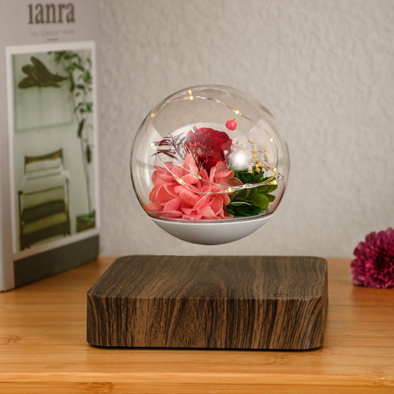Levitating Preserved Flower Desk Ornament - PandaLane