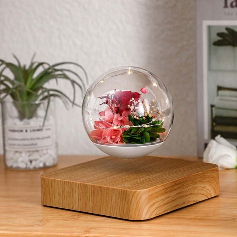Levitating Preserved Flower Desk Ornament - PandaLane