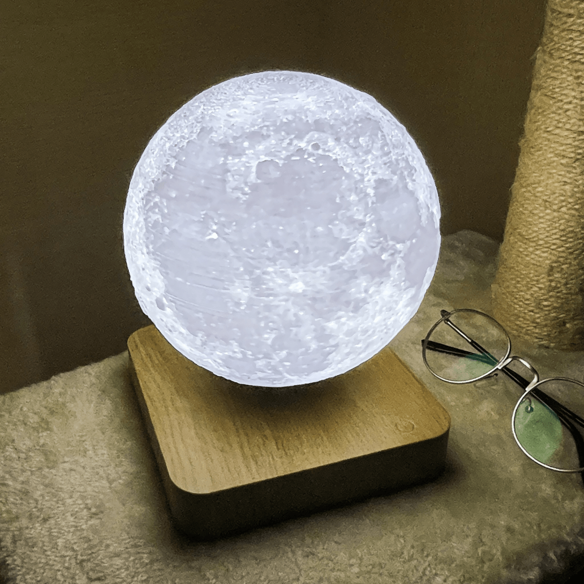 Levitating the Moon Night Light - PandaLane