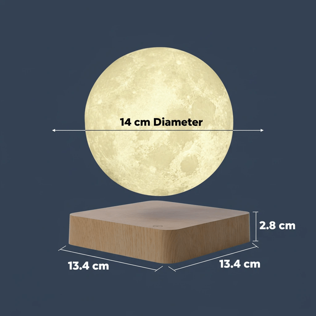 Levitating the Moon Night Light - PandaLane