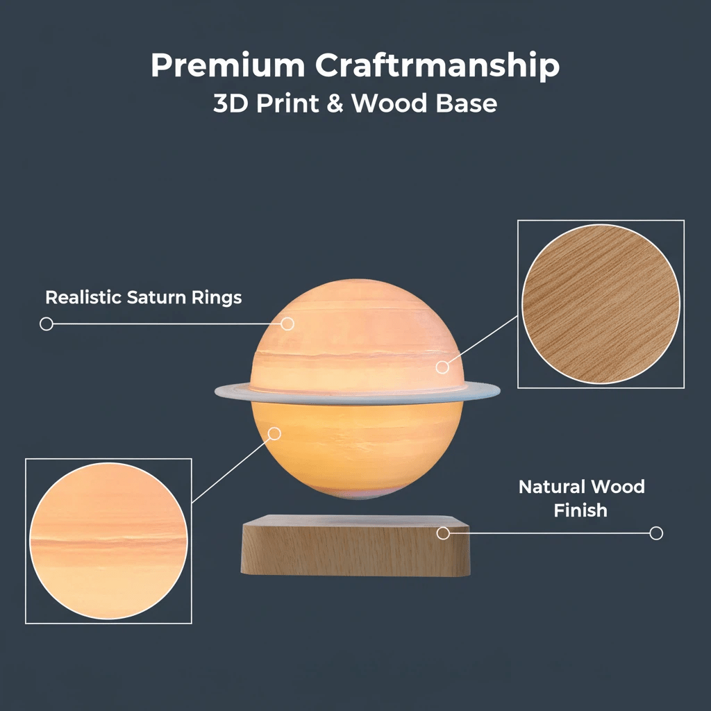 Levitating the Saturn Night Light - PandaLane