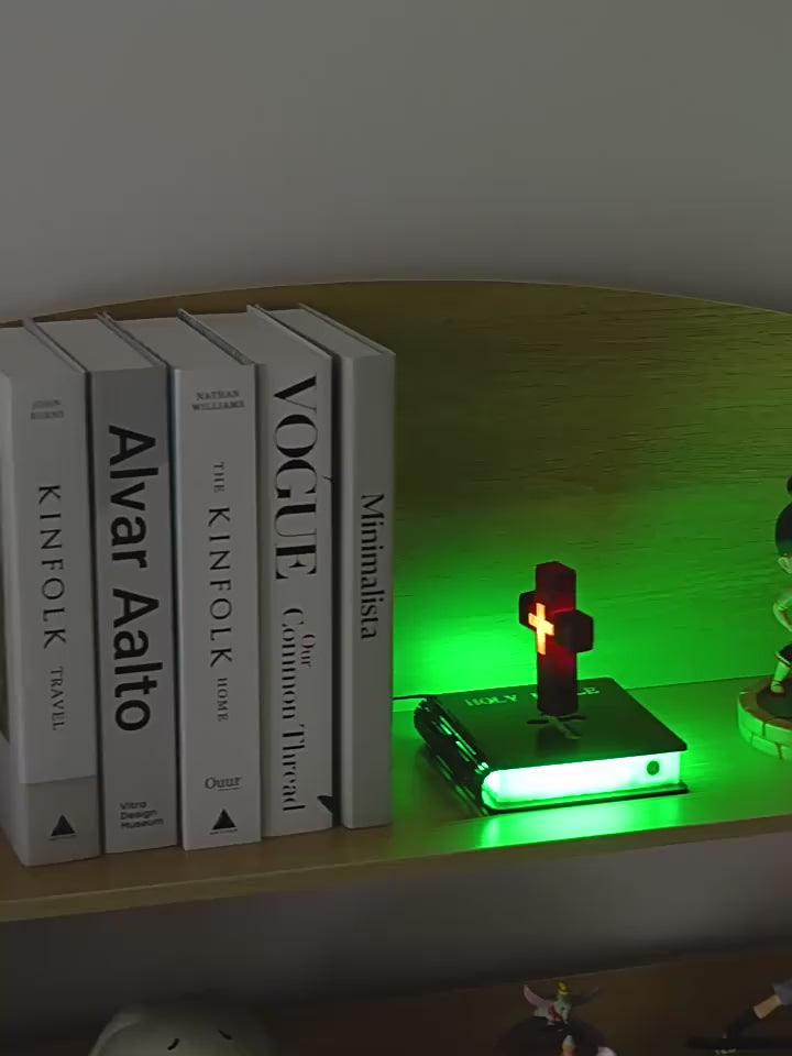 Levitating Cross Desktop Decoration